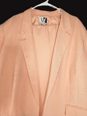 Worthington peach-toned boyfriend blazer & pants suit